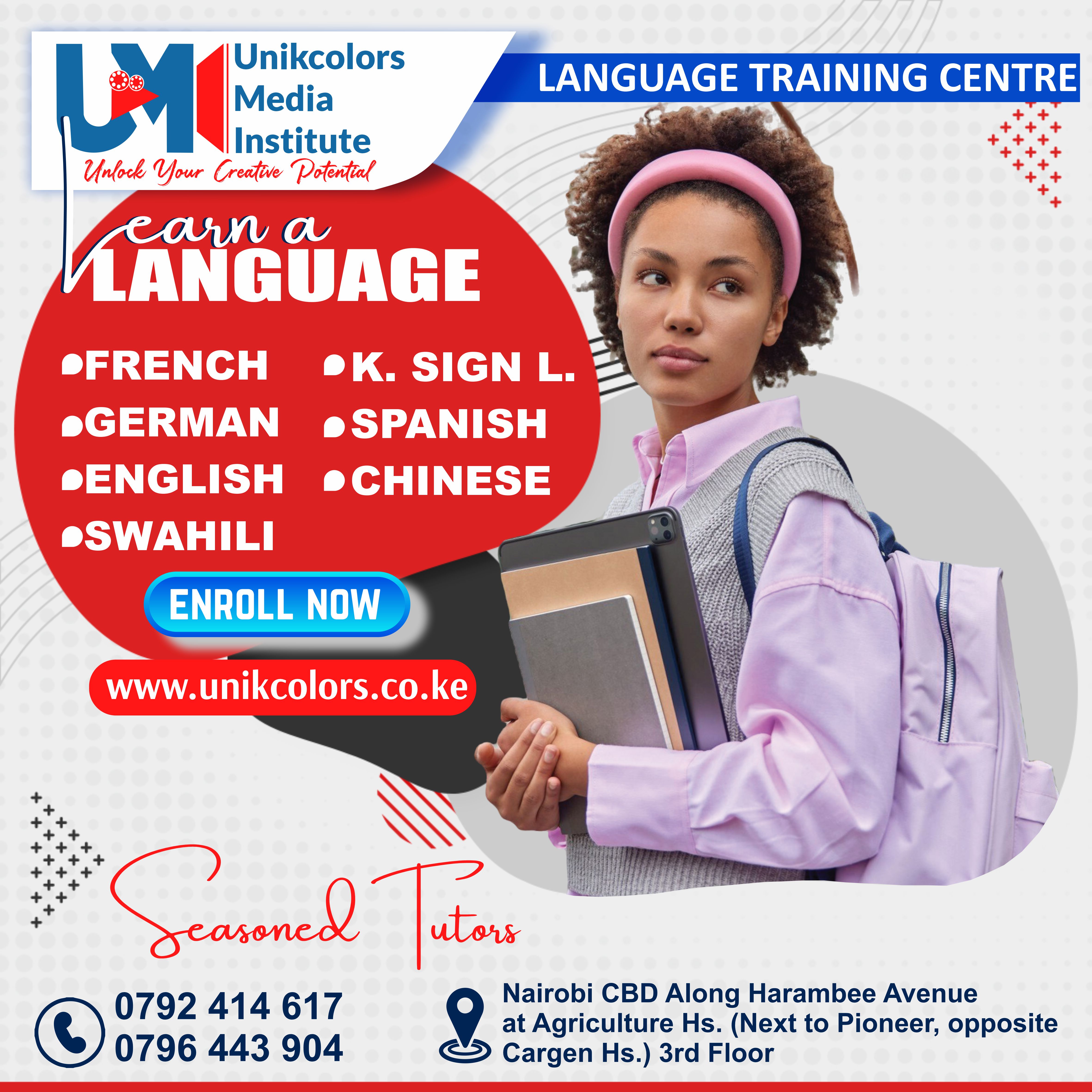 LANGUAGE TRAINING CENTRE - GERMAN | ENGLISH | FRENCH | CHINESE | SPANISH | SWAHILI | KENYA SIGN LANG